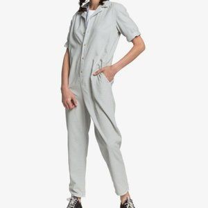 Quiksilver Mid Sleeve Corduroy Jumpsuit - Small, Grey